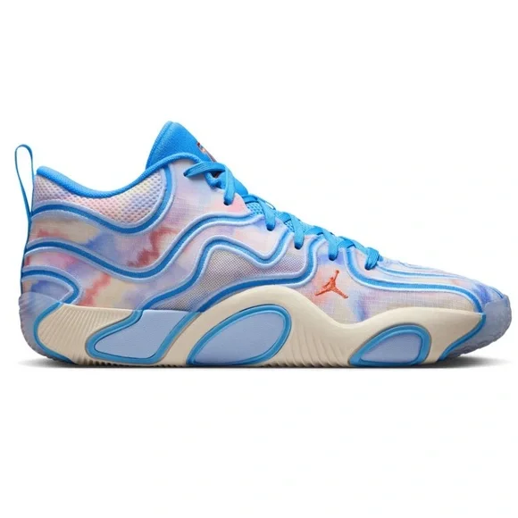 Jordan Tatum 3 Platinum Cloud 0 University Blue/Camellia Men’s size 11 NEW!!! - Picture 1 of 9